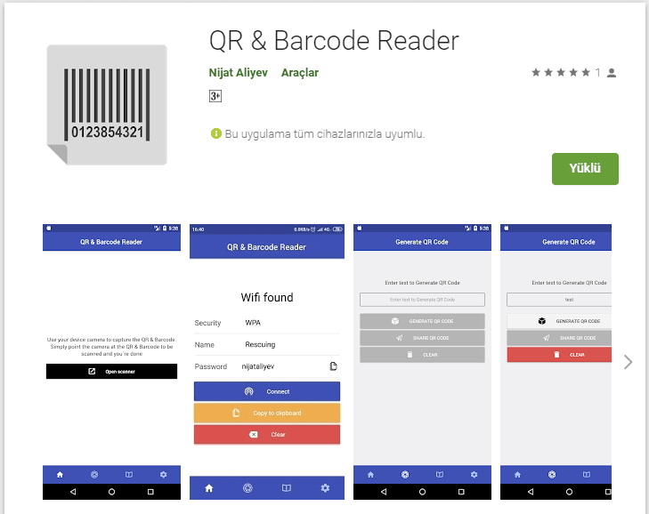 QR &amp; Barcode Reader