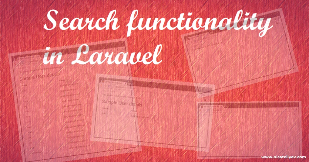Laravel - Searching from two tables and combining the result