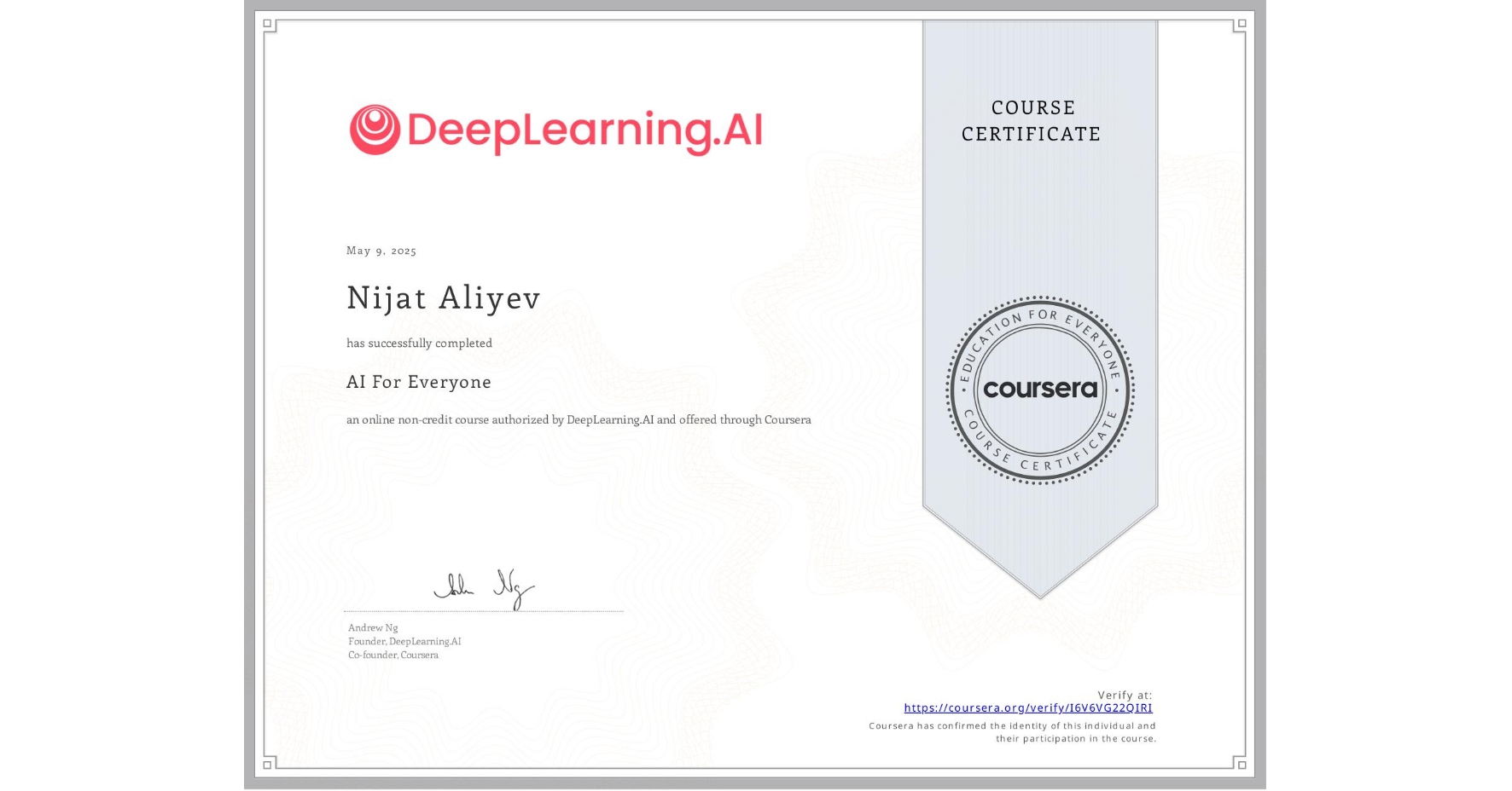 AI For Everyone