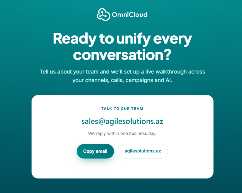OmniCloud Contact Center